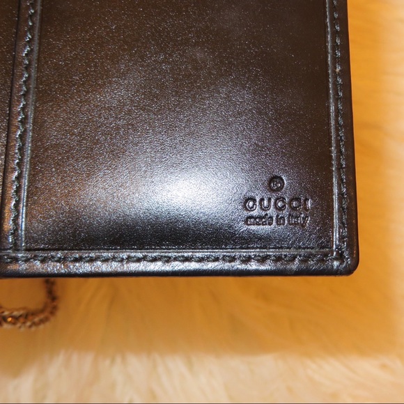 Gucci GG Imprime Coated Canvas Wallet on Chain - Picture 7 of 7